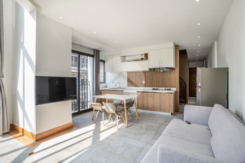 3 Bedroom Duplex Apartment For Rent - Phsar Thmei 3, Phnom Penh